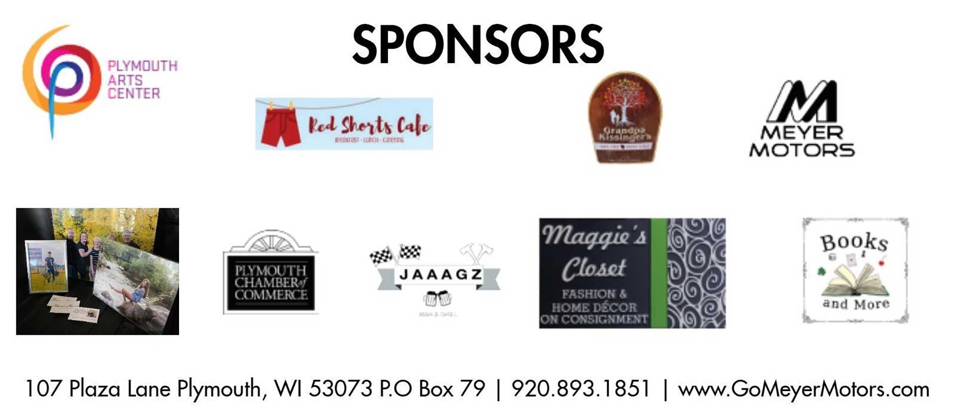 A list of the sponsors